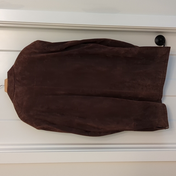 Veste Homme En Daim Newport Harbor – Taille M, Marron, Vintage Avec Poches